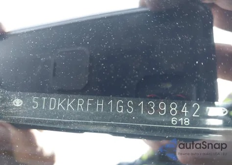 2016 Toyota Highlander Xle V6 из США, поврежденный, VIN 5TDKKRFH1GS139842